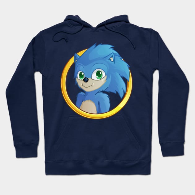 sonic the cartoon Hoodie by tutuppagar